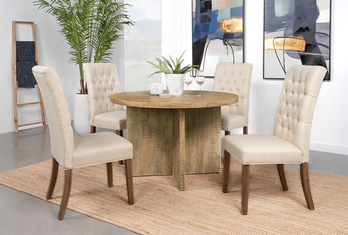 Ariston Round Dining Table Set