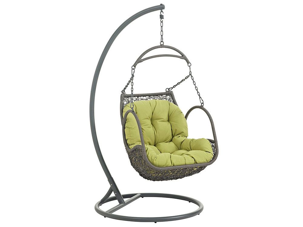 Arton Outdoor Swing Chair With Peridot Cushion