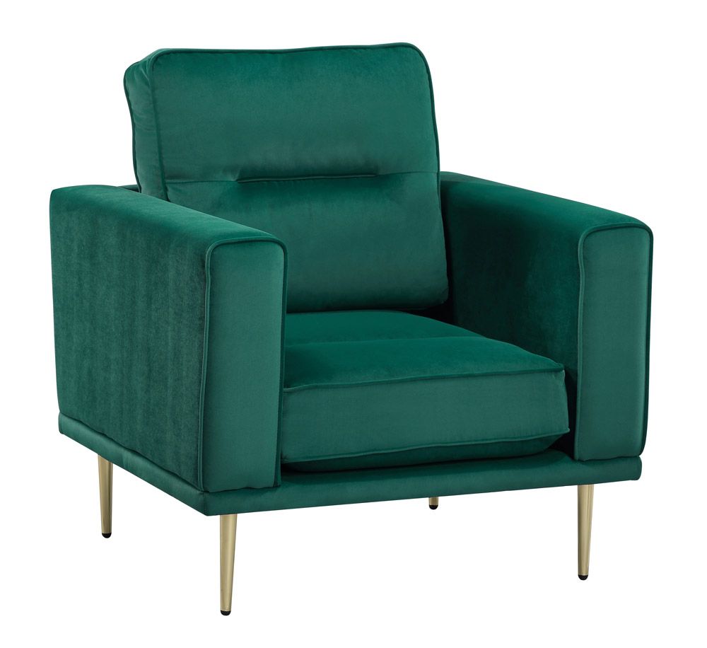 Ashford Green Velvet Chair