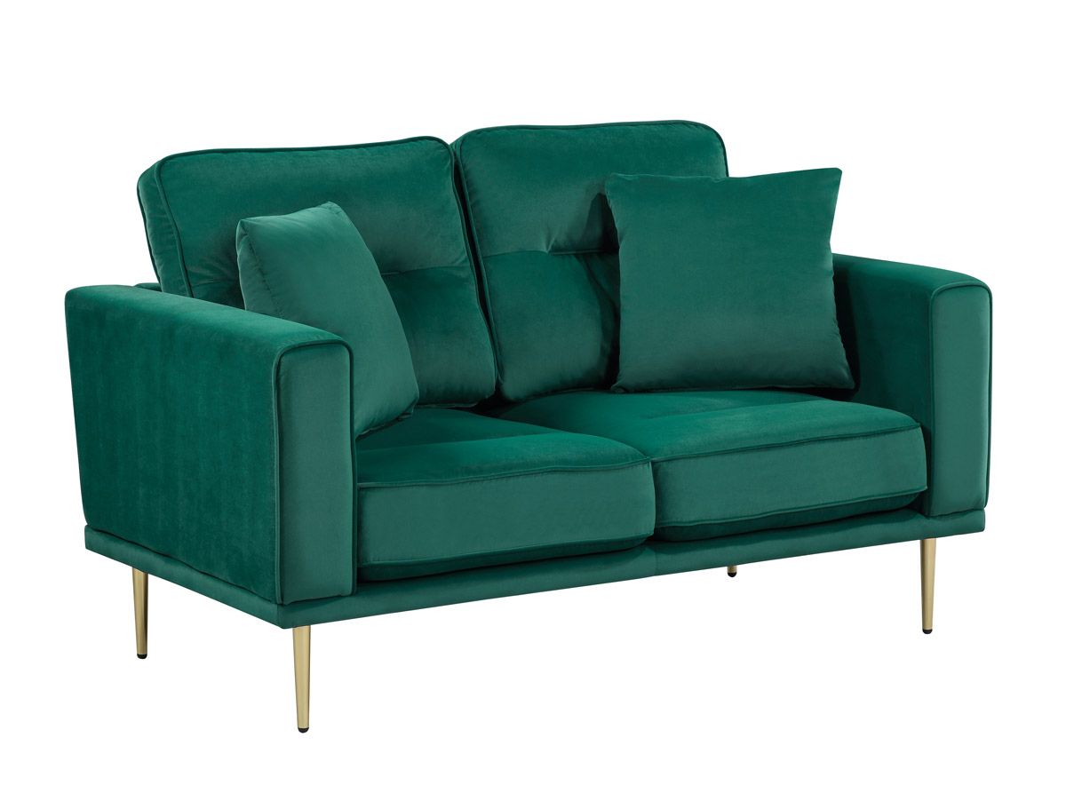 Ashford Green Velvet Loveseat