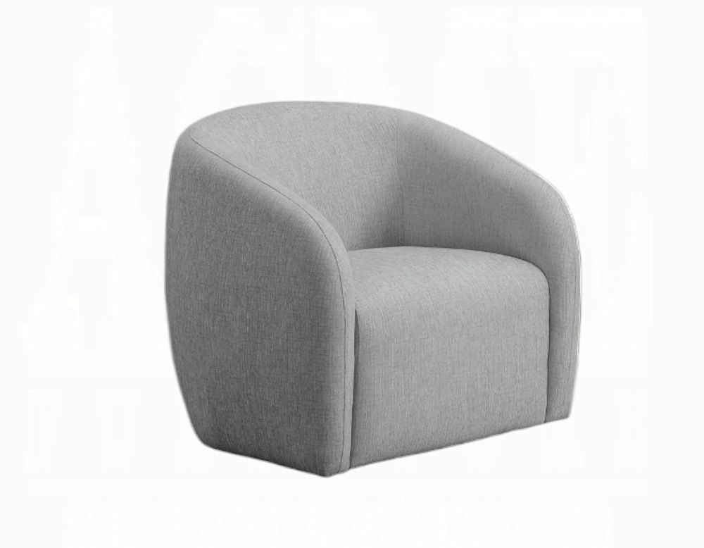 Ashford Grey Linen Modern Chair