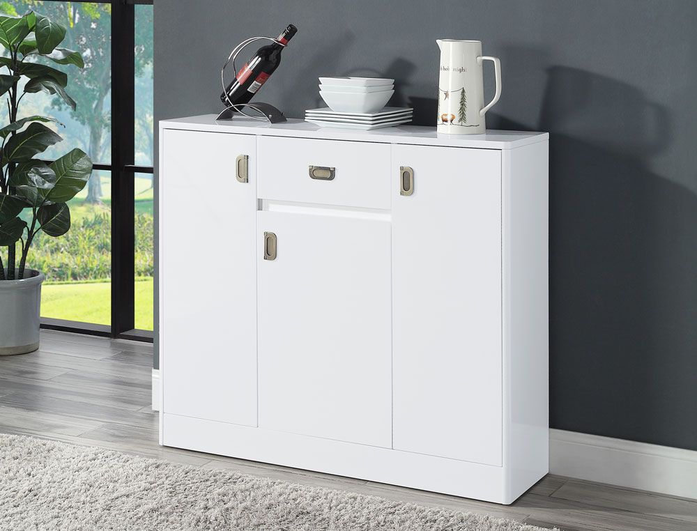 Atlanta White Lacquer Dining Server