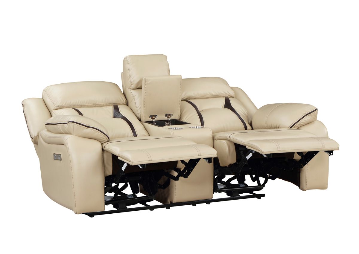 Aviator Power Recliner Loveseat Open