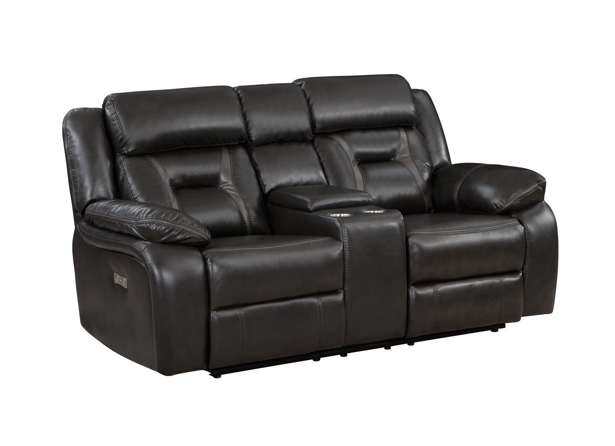 Aviator Modern Power Recliner Loveseat