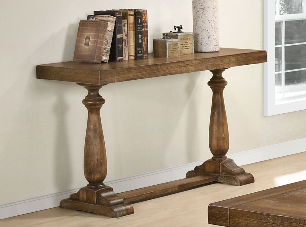 Avondale Sofa Table Driftwood Finish