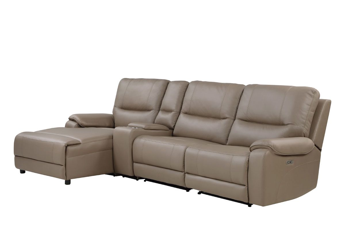 Baina Power Recliner Sectional Facing Left Side