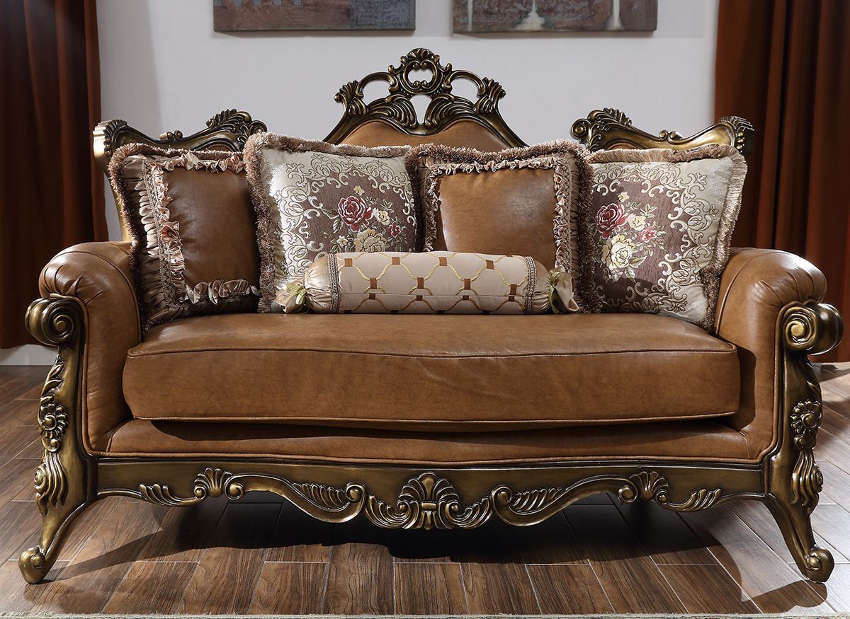 Barbara Traditional Style Loveseat