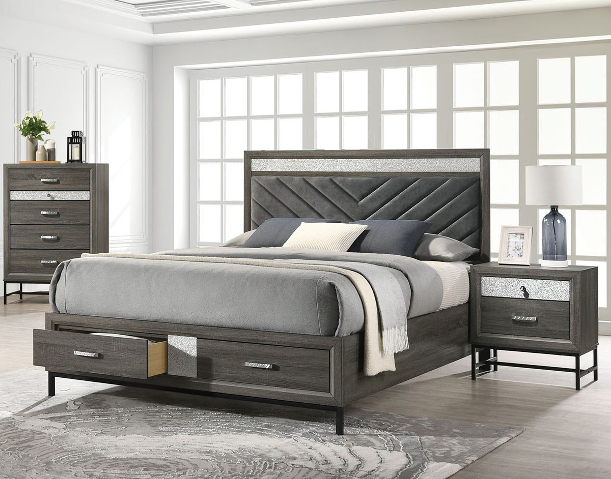 Barrison Platform Bed With Two Drawers