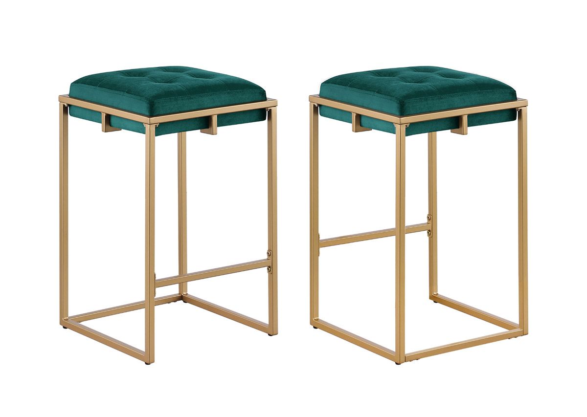 Belo Green Counter Height Stools