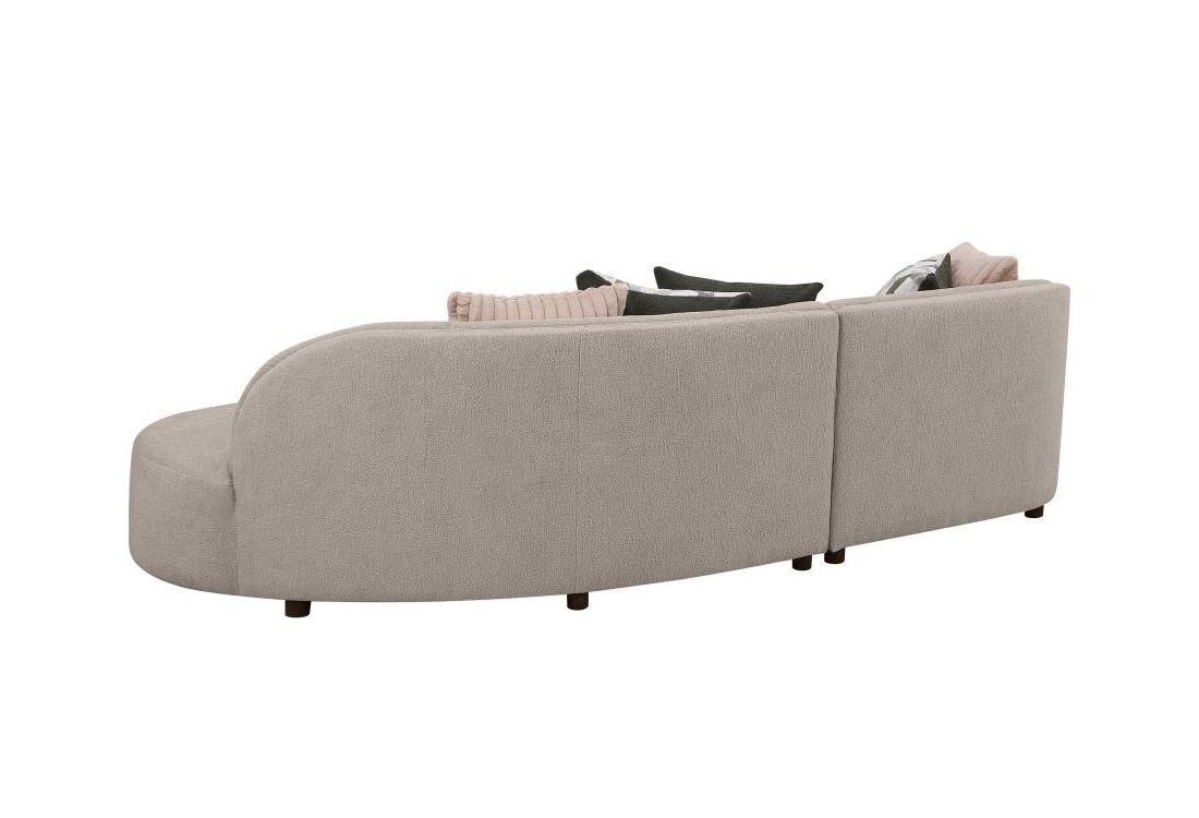 Belville Curved Sectional Back Side