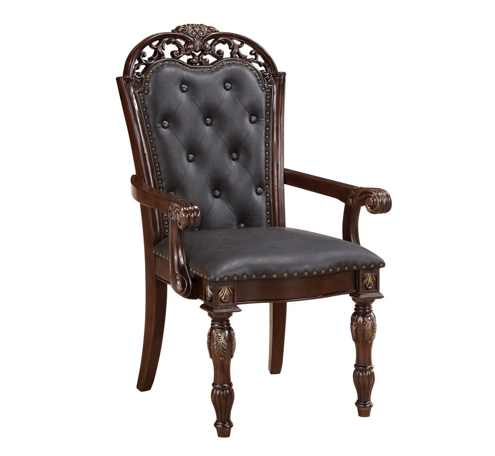 Benicia Traditional Dining Arm Chair