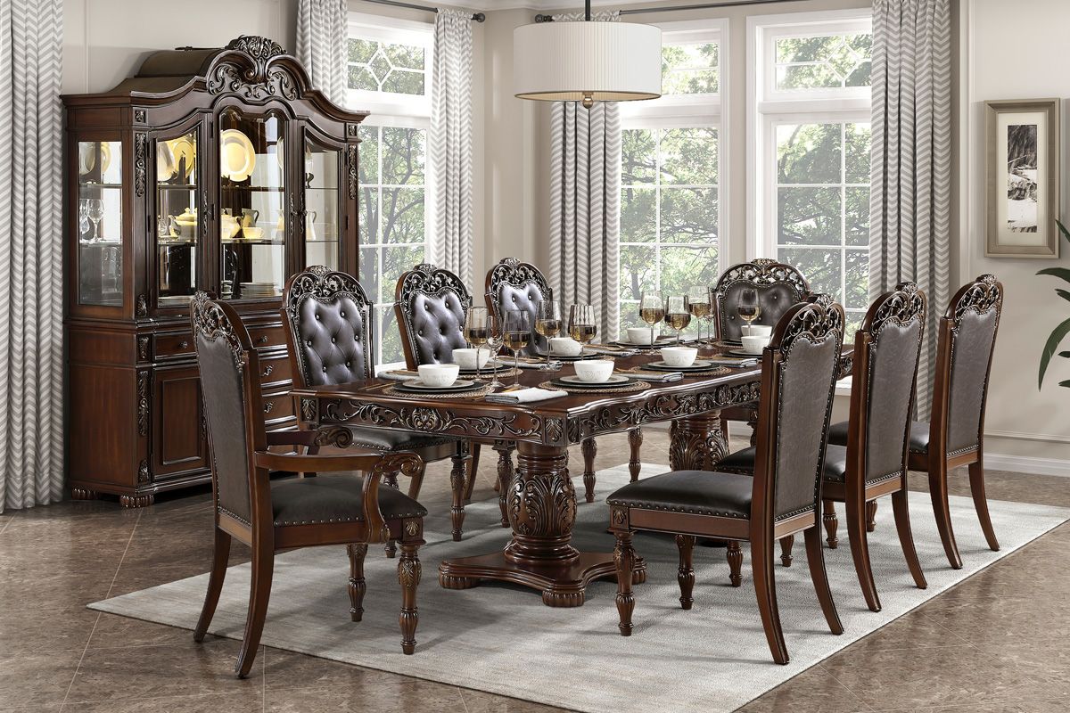 Benicia Traditional Dining Table Set