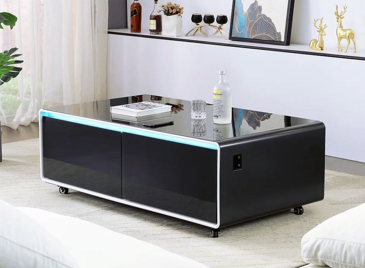 Benton Black Smart Coffee Table