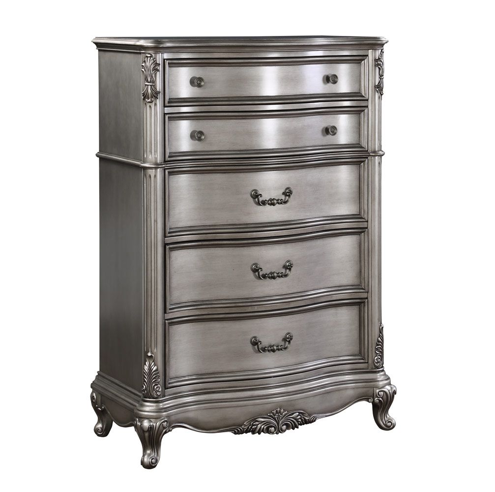 Berti Platinum Finish Chest