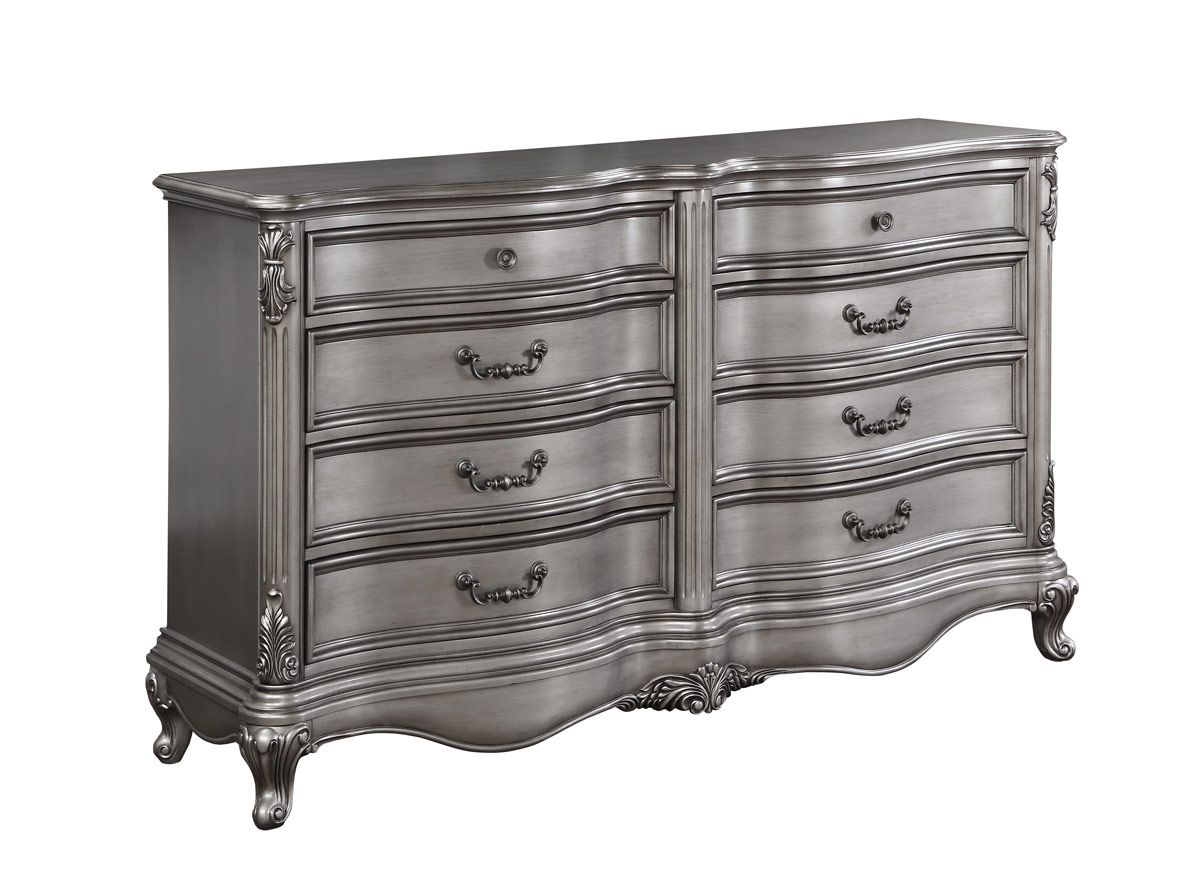 Berti Platinum Finish Dresser