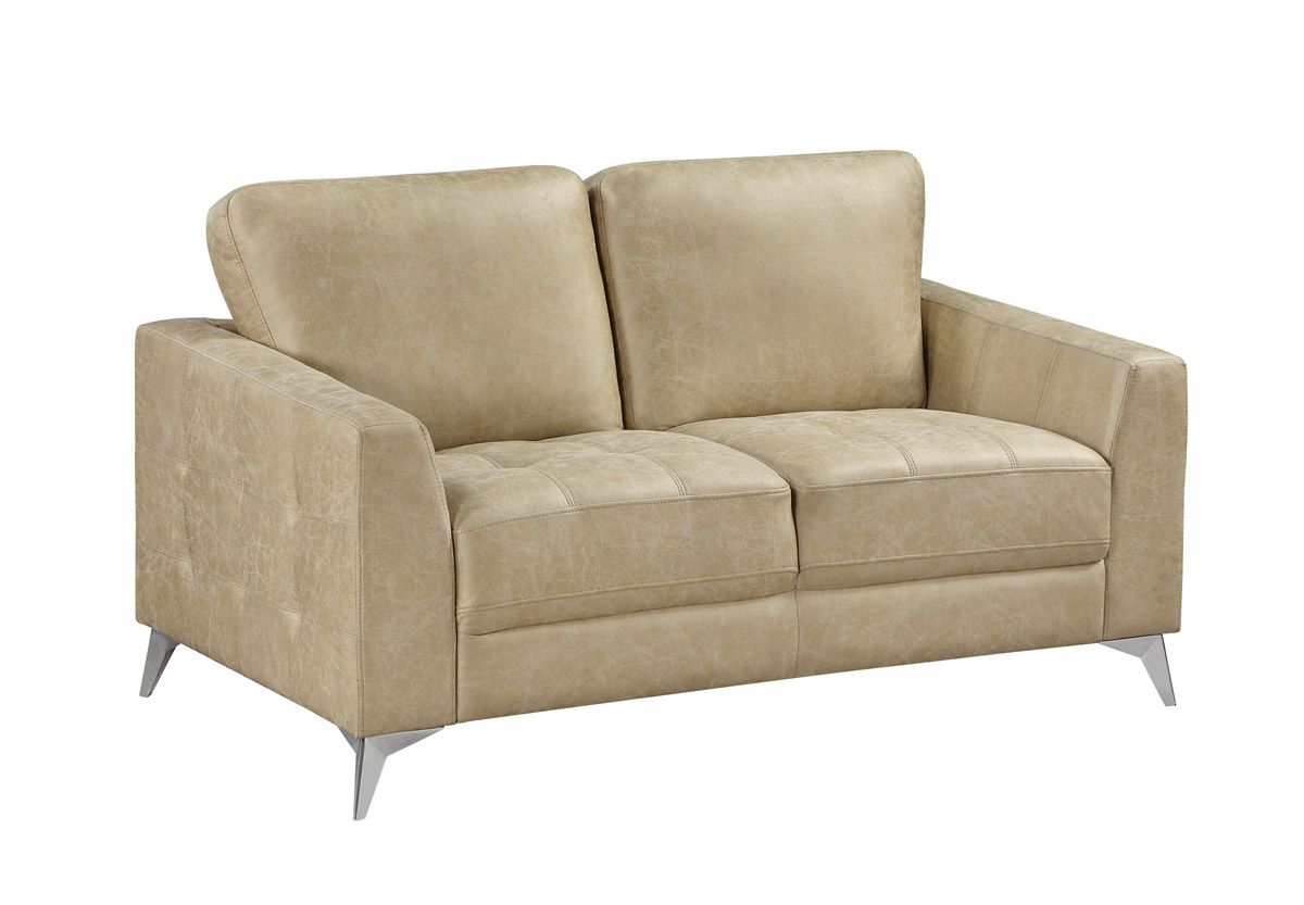 Bine Sand Microfiber Loveseat