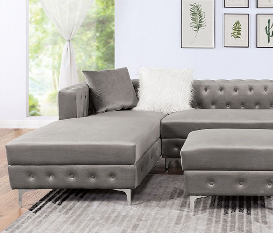 Bolton Grey Sectional Chaise