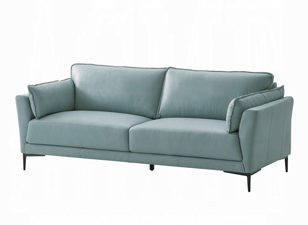 Bradly Top Grain Leather Modern Sofa