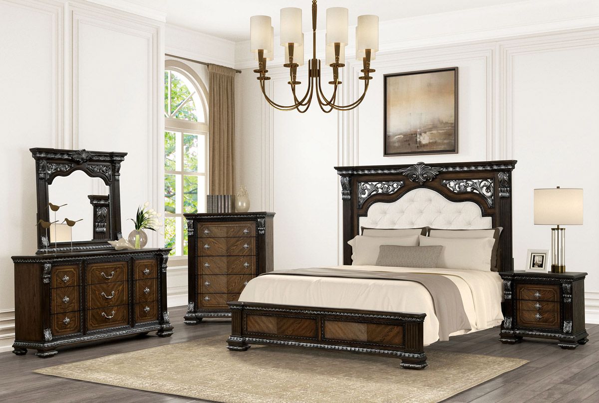 Brent Wood Classic Bedroom Set