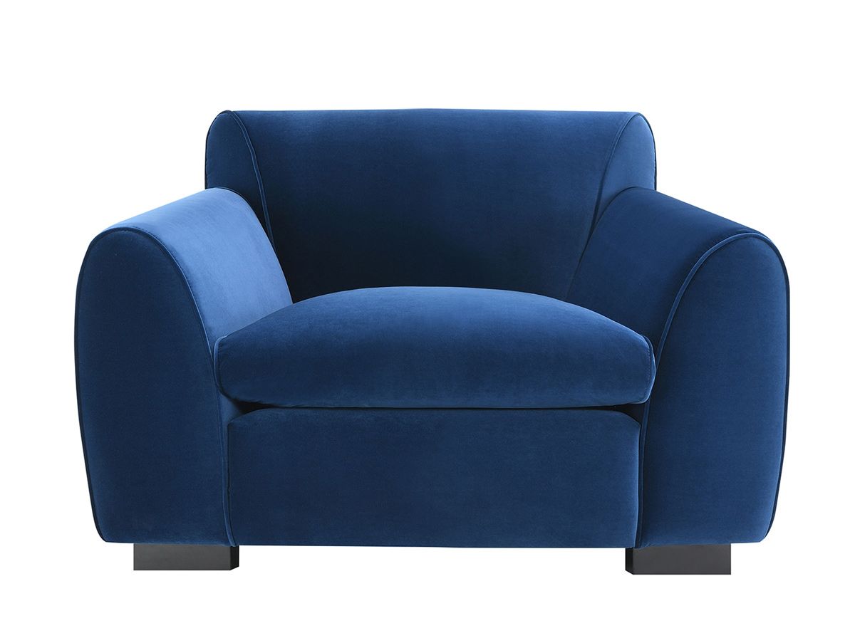 Brodie Navy Blue Velvet Chair