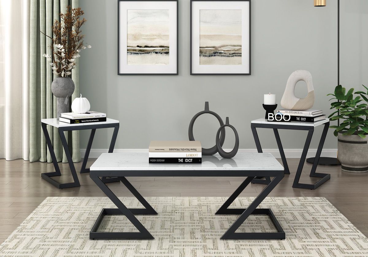 Brookside 3-Piece Coffee Table Set