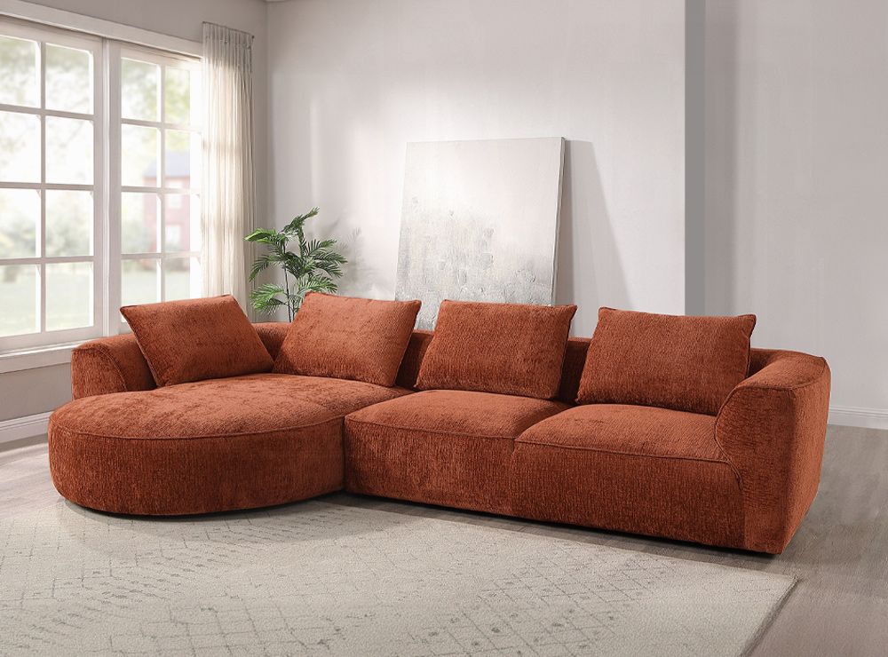 Bryant Modern Sectional With Wide Chaise