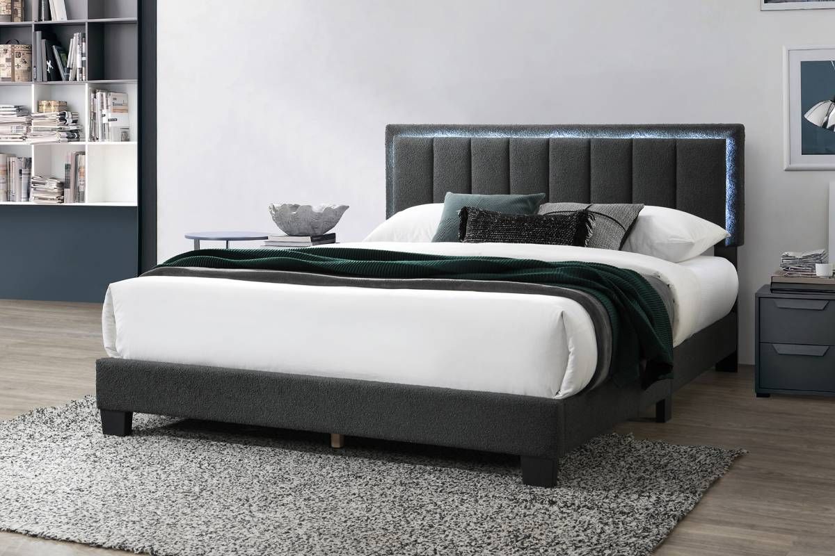 Cabot Queen Platform LED Bed