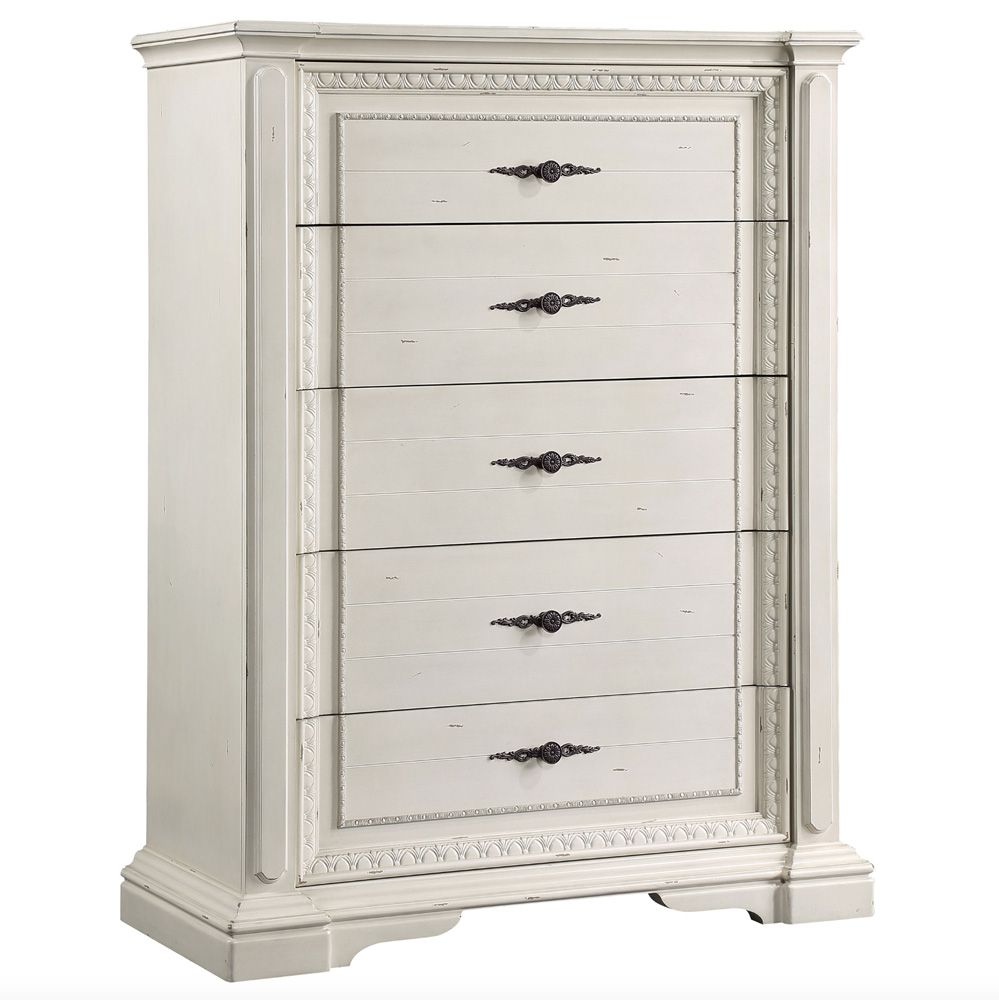 Cadero Antique White Chest