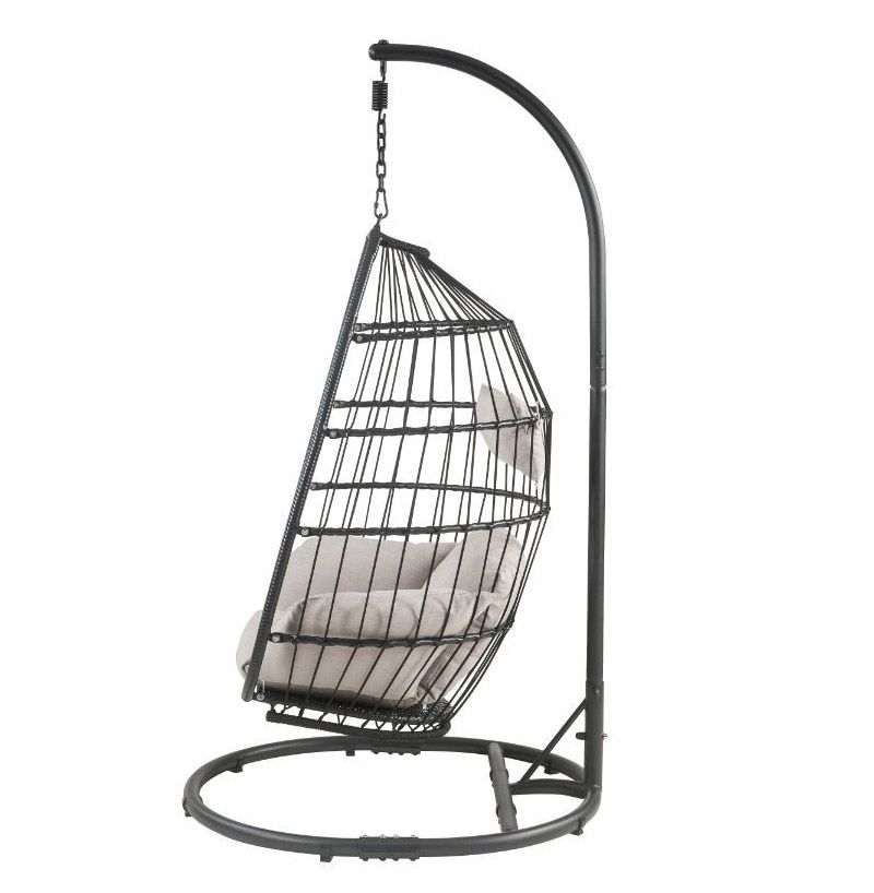 Cain Black Outdoor Hanging Chair