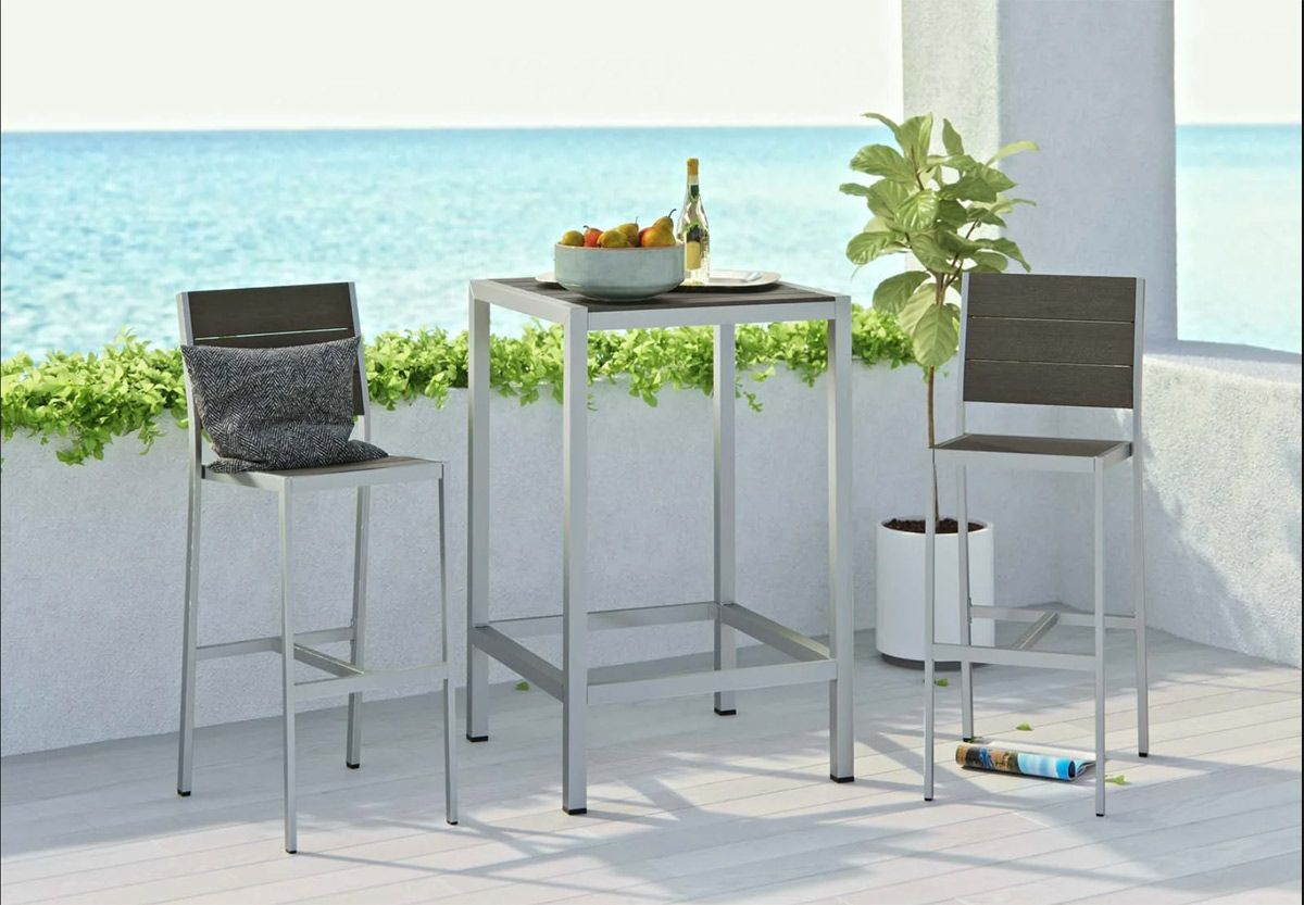 Callidora Patio 3-Piece Bar Table Set