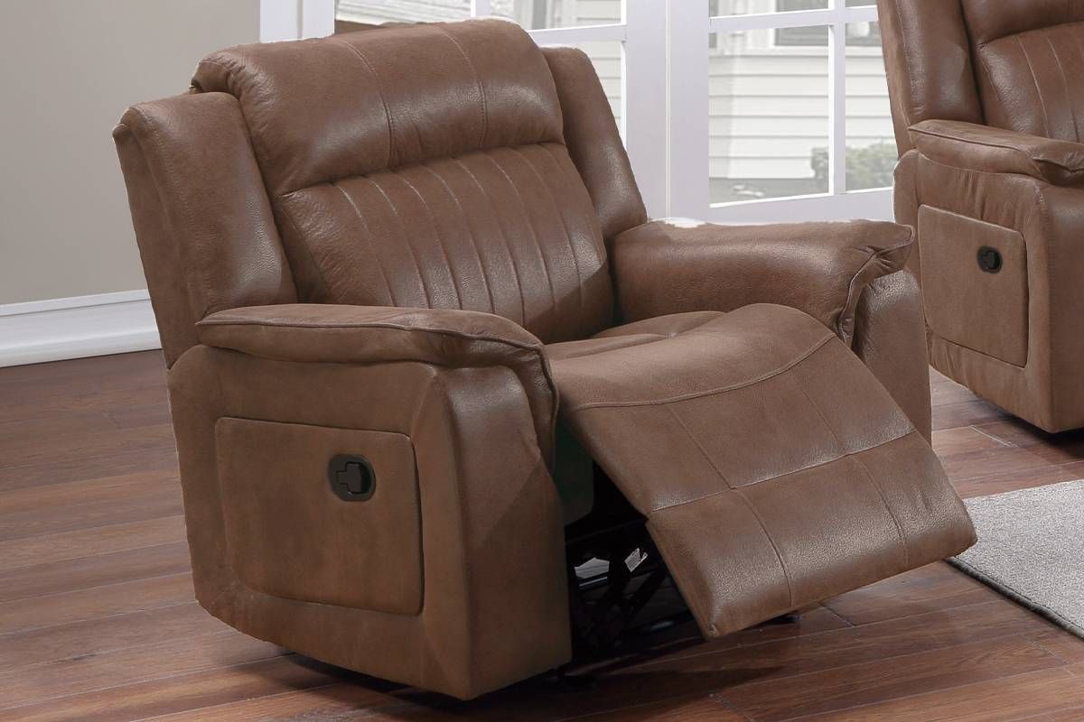 Carey Coffee Brown Recliner Chair