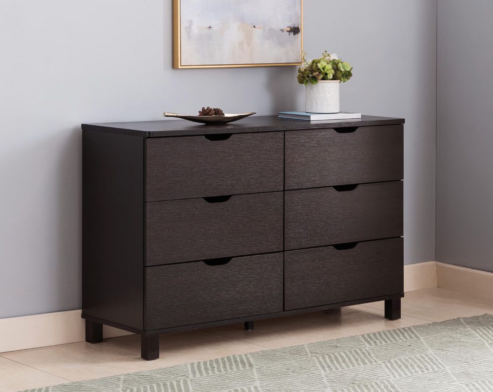 Cargo Six Drawer Dresser Espresso Finish