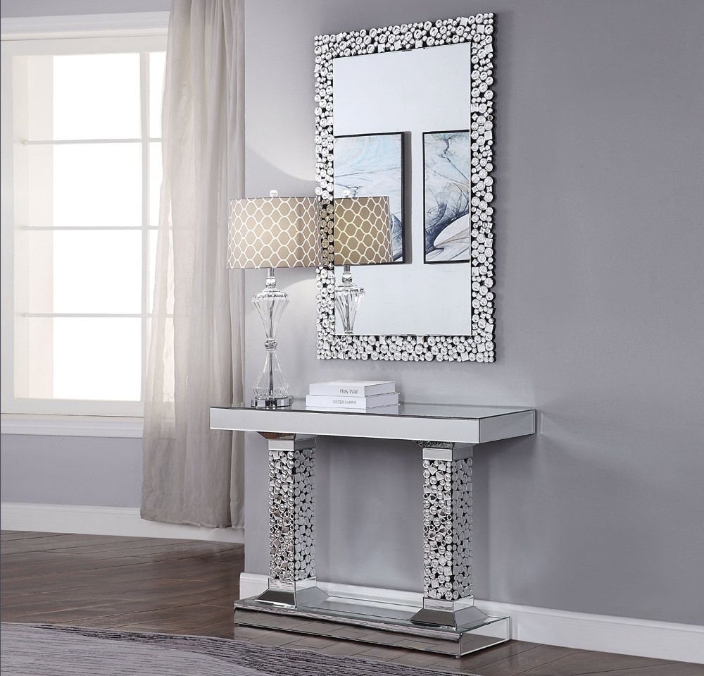 Cashel Mirrored Console Set