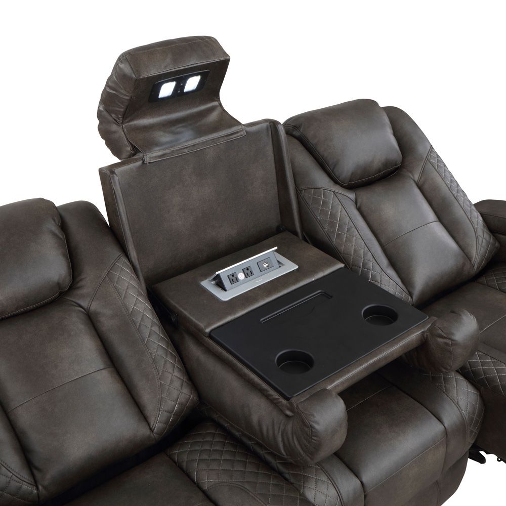 Chana Power Recliner Sofa Drop Down Table