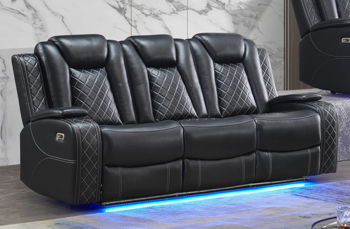 Chiron Power Recliner Sofa With LED Lights