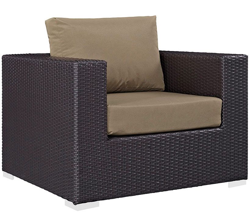 Convene Mocha Outdoor Chair