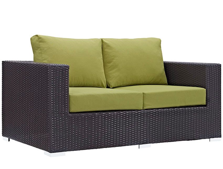 Convene Peridot Outdoor Patio Love Seat