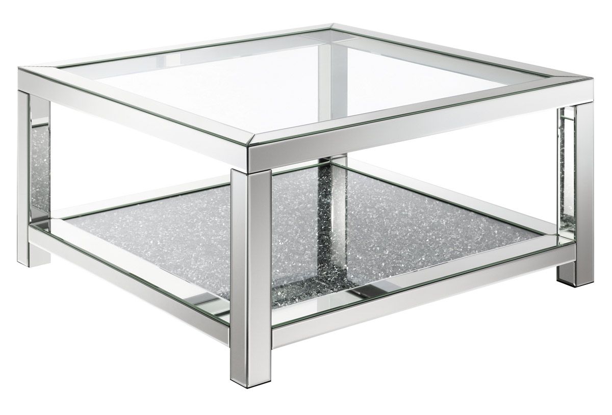 Cosmopolitan Mirrored Square Coffee Table