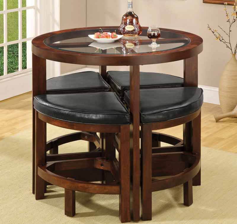 Crystal Cove Table Orgonized,Crystal Cove Round Couter Height Table