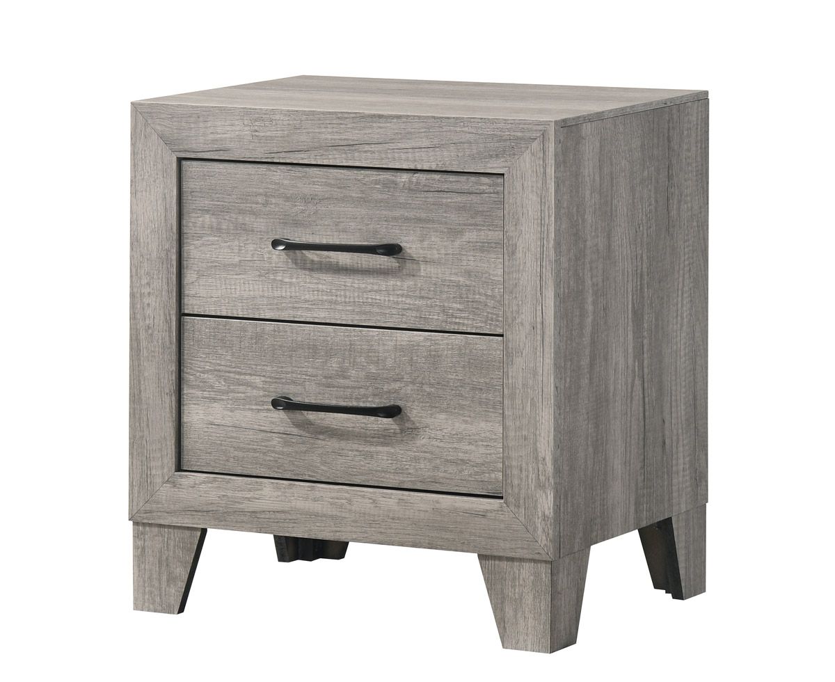 Cuna Rustic Grey Night Stand