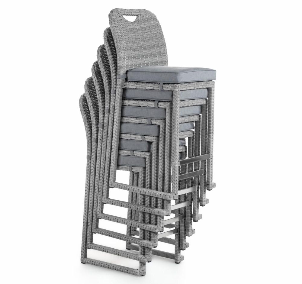 Cyprus Outdoor Stackable Bar Chairs