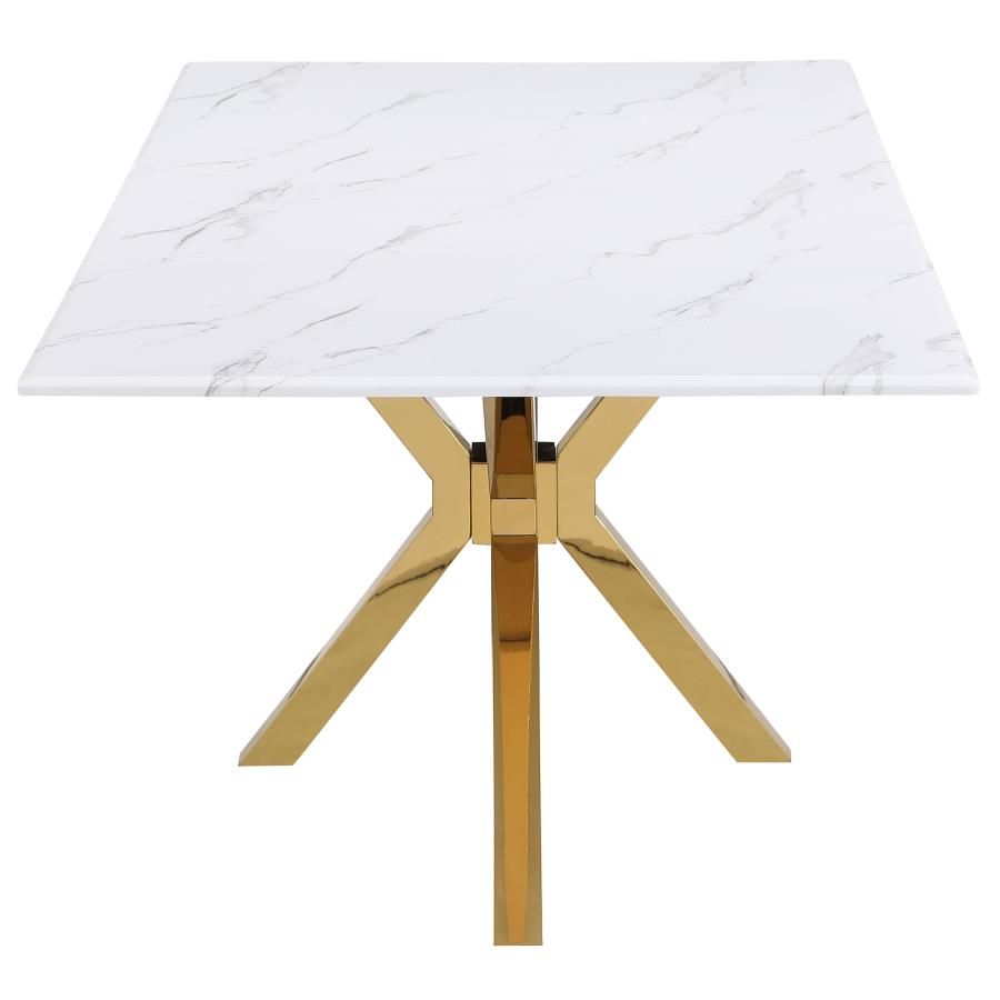 Dabny Marble Top Dining Table