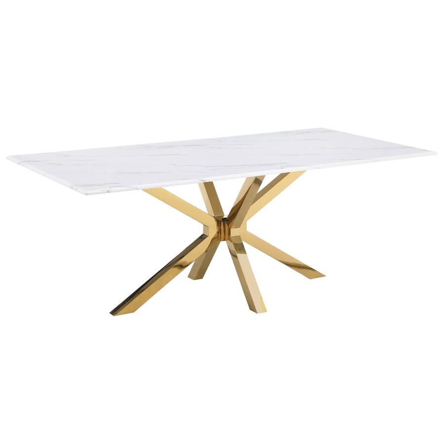 Dabny Marble Top Dining Table