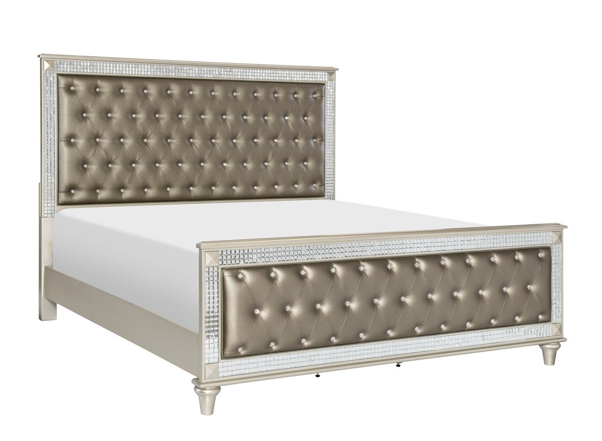 Dafne Crystal Tufted Bed