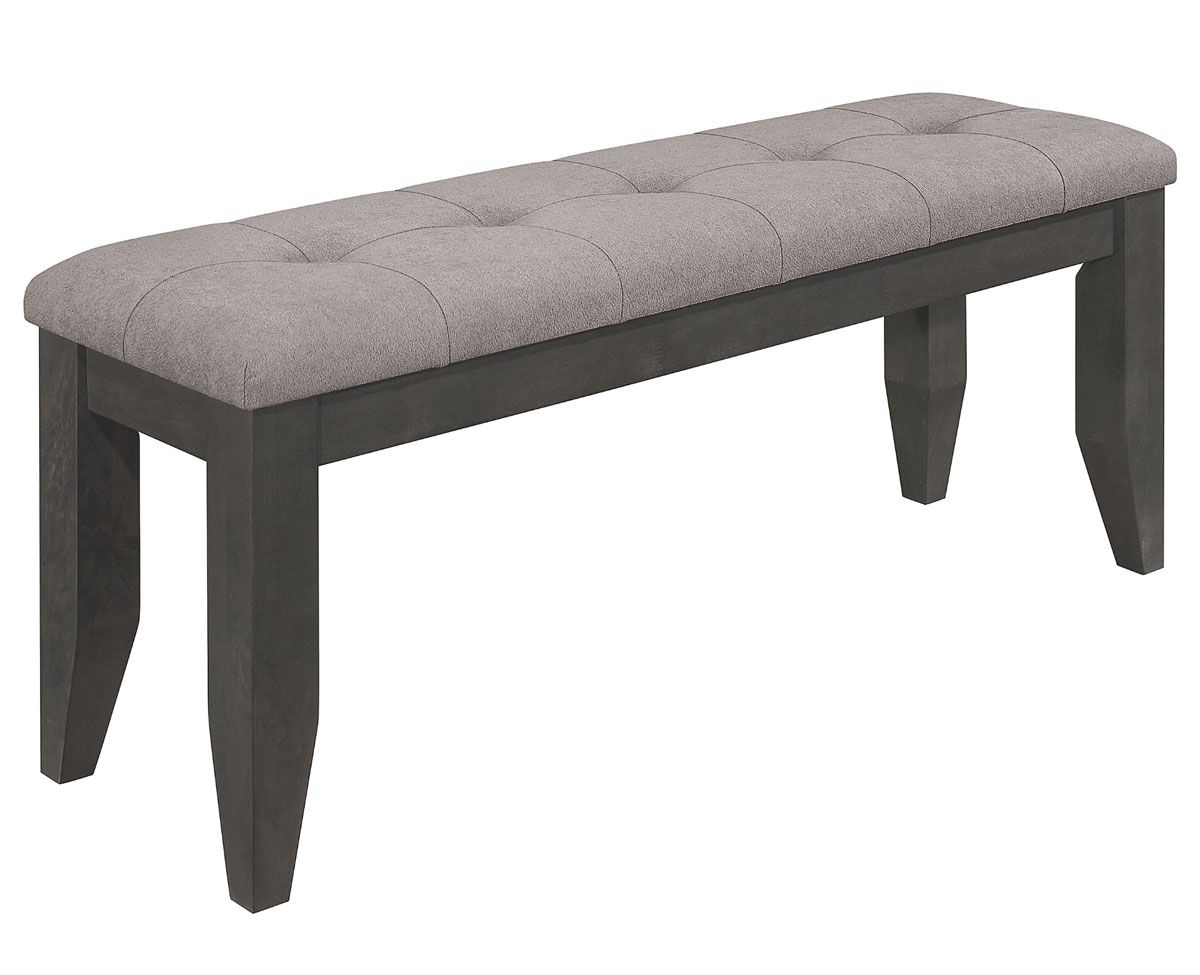 Dalila Grey Finish Dining Bench