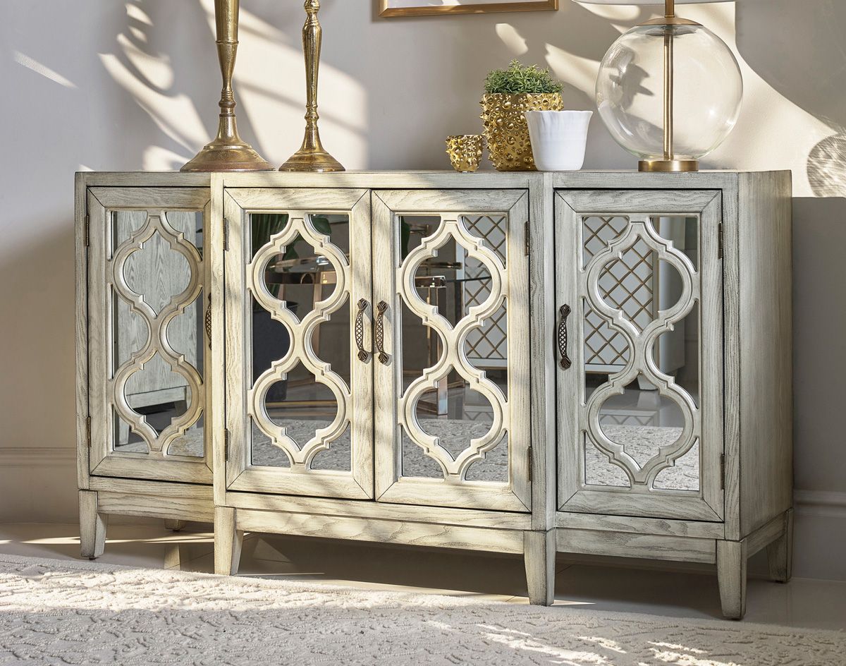 Delso Antique White Sideboard