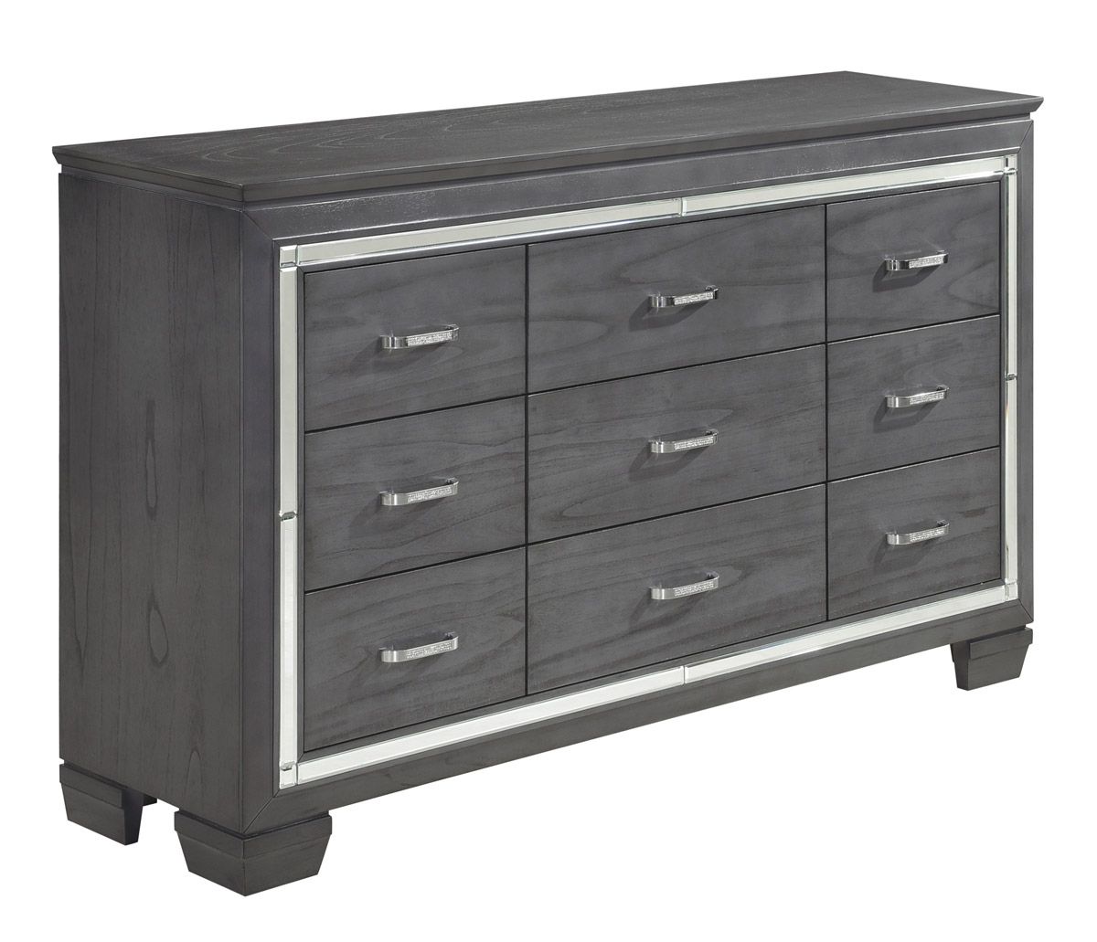 Deluxe Rustic Grey Dresser