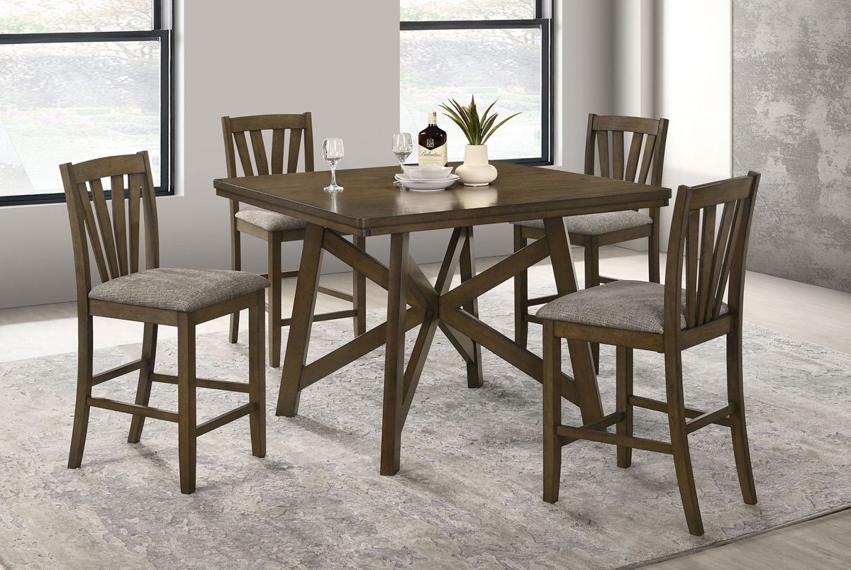 Derry 5-Piece Counter Height Dining Set