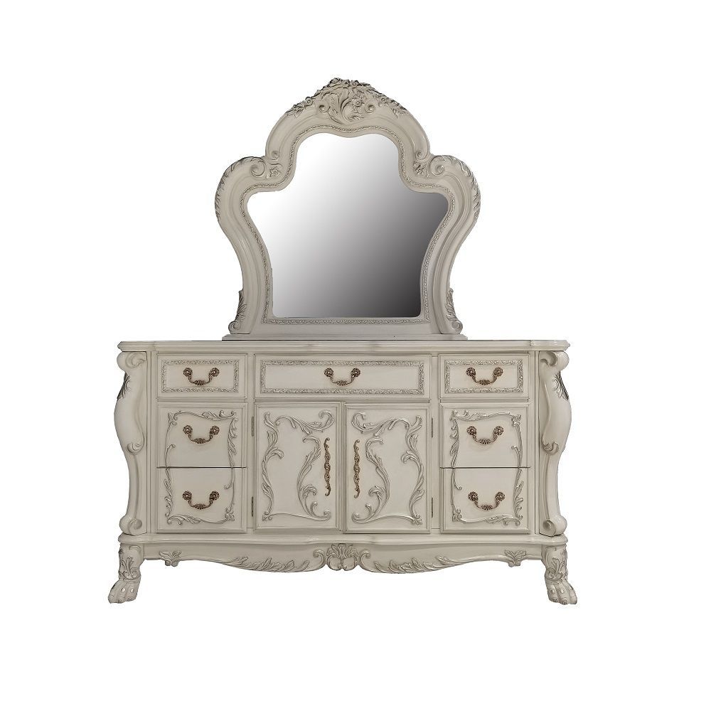 Dresden Bone White Finish Dresser