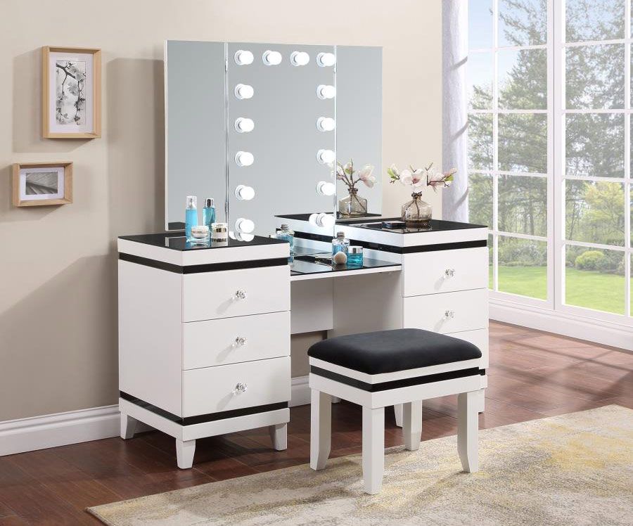 Edson Vanity Set With Lights